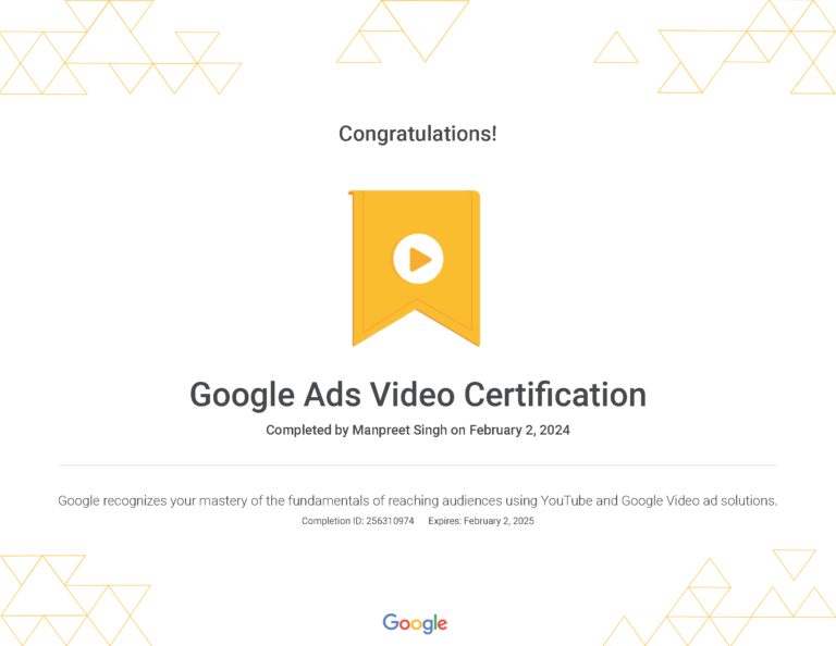 Google Ads Video Certification _ Google[1]
